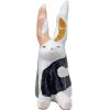 Disapproving Bunny- Wavy | Sculptures by Fuzz E. Grant. Item composed of synthetic