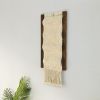 Contemporary fiber art sculpture - The Waves | Wall Hangings by YASHI DESIGNS