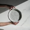 Textured Tray in Alpine White Concrete | Decorative Tray in Decorative Objects by Carolyn Powers Designs. Item made of concrete compatible with mid century modern and contemporary style