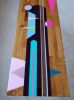 Mid Century Modern Resin Table,Colorful Abstract Pop Art Tab | Coffee Table in Tables by Epoxy Coffee Table Shop. Item composed of wood compatible with boho and mid century modern style