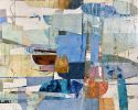 Urban Colage #173 | Mixed Media by Anna Carll. Item composed of aluminum