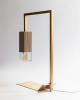 Lamp/Two Wood | Table Lamp in Lamps by Formaminima. Item composed of wood and brass