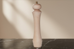 Large Maple Pepper Mill with Gold Accent – Hand‑Turned | Cooking Utensil in Utensils by Holzkunst Samuel Meisinger. Item made of wood works with minimalism & art deco style