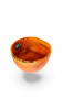 Sculptural Apple Wood Vessel with Green Resin | Decorative Bowl in Decorative Objects by Holzkunst Samuel Meisinger. Item made of wood works with contemporary & art deco style