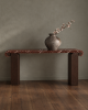 Ansel Marble Console Table | Tables by INTERIOR VISUALS. Item made of oak wood & marble compatible with contemporary and modern style