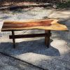 Live edge Indian Rosewood Coffee Table | Tables by Marks Artisan Woodcrafts. Item in contemporary or art deco style