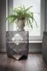 Dragon Stool / Side Table by Anadora Lupo - Stainless Steel | Chairs by LO Contemporary. Item composed of metal in contemporary or industrial style