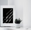 Black Interrupted _ 1038 | Prints by Petra Trimmel. Item made of paper