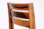 Exotic Wood and Leather Side Chair from Costantini, Renzo. | Dining Chair in Chairs by Costantini Design. Item made of wood with fabric