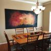 CosmicOla | Oil And Acrylic Painting in Paintings by Drafts by Ola | Percy Priest Lake in Nashville. Item made of canvas with synthetic