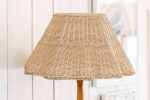 Wave Rattan Lampshade (Large) | Lighting by Hastshilp. Item works with boho & minimalism style