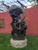 Buck with Calves by African artist Robert Kwechette | Public Sculptures by JK Designs and the National Sculptors' Guild | Vogel Schwartz Sculpture Garden in Little Rock