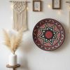 Large Basket for Boho Wall Decor | Decorative Plate in Decorative Objects by Sarmal Design. Item made of cotton with fiber works with boho & minimalism style