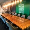 Beam Luminary and Conference Table | Tables by E. Kraemer Metal & Woodwork | Palmisano in New Orleans. Item made of wood with steel