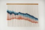 Hand dyed wall hanging - 501 | Tapestry in Wall Hangings by WOOL + ROPE. Item made of wood & wool compatible with contemporary and eclectic & maximalism style