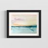 Fly Like An Eagle Watercolor Landscape Painting | Paintings by Susi Schuele. Item composed of wood & paper compatible with minimalism and contemporary style
