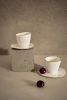 White Gold Cup Sets | Drinkware by Laura Letinsky | Chicago in Chicago. Item composed of ceramic