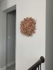 Rose gold Bougainvillea | Wall Sculpture in Wall Hangings by Cristina Ayala. Item made of wool with fiber