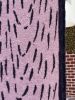 "Rose Realm" Handmade Rug, Pink, Green, Floral Theme, Modern | Area Rug in Rugs by Sergio Mannino Studio. Item composed of wool compatible with modern style