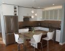 Claylight Boomerang Three | Chandeliers by lightexture | Flight Wine Bar in Washington. Item made of ceramic compatible with modern style
