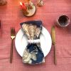 Rose Gold Napkins | Set of 4 | Linens & Bedding by ichcha. Item composed of cotton compatible with boho and modern style