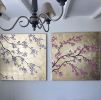 Sakura in Pink and Lilac | Paintings by Louise Dean - Artist