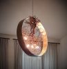 Roots in Circle Large | Pendants by F+M FOS - Anna Maria Fragiskos Bitros. Item composed of copper compatible with modern style