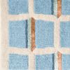 Rug Bauhaus Cielo pattern blue handmade modern | Area Rug in Rugs by Atelier Tapis Rouge. Item composed of wool in modern style