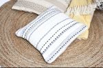 Charlotte Boho Artisanal woven Handloom Cushion Cover_ | Pillows by Humanity Centred Designs. Item composed of cotton in boho or minimalism style