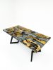 Olive Wood Epoxy Resin Dining Table - Bespoke Resin Table | Tables by Tinella Collection. Item made of oak wood with metal works with minimalism & industrial style