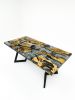 Olive Wood Epoxy Resin Dining Table - Bespoke Resin Table | Tables by Tinella Wood. Item made of oak wood with metal works with minimalism & industrial style