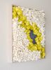 Framed Art – Green Wall Decor – Small Wall Art | Wall Hangings by Camille McMurry. Item composed of oak wood and wool in art deco style