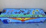 Memorial Bench for Tessa Joy Davis | Public Mosaics by Marsha Wickham Rafter | Los Gatos High School in Los Gatos