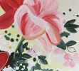 "Joy Comes with the Morning" Floral Tulip Painting | Oil And Acrylic Painting in Paintings by Mandy Martin Art. Item composed of synthetic