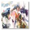 "Mountains are made of cloud" and "Fragments of time" Paintings | Oil And Acrylic Painting in Paintings by Cristina Dalla Valentina. Item made of canvas with synthetic
