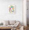 Orig. Watercolor Painting/Custom Monogram Floral Watercolor | Paintings by Mira's Craft. Item made of paper