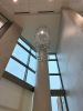 Recycled Glass Installation | Chandeliers by Emily Barton Design | Piedmont Medical Center – Fort Mill in Fort Mill. Item composed of glass