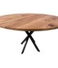 The Modern Round | Hardwood Dining Table | Tables by TRH Furniture. Item made of wood with metal