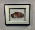 16x20 Framed Stone Artwork (Arizona Rainbow Petrified Wood) | Wall Hangings by Scott Gentry Sculpture, LLC. Item made of wood with stone works with contemporary style