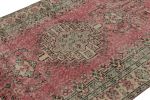 Vintage Zeki Müren Rug with Geometric Patterns and Medallion | Area Rug in Rugs by Rug and Kilim