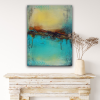 Day Break Kisses | Oil And Acrylic Painting in Paintings by Tara Catalano Studios. Item composed of canvas and synthetic