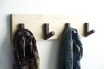 Modern Coat & Hat Rack | Storage by THE IRON ROOTS DESIGNS. Item made of maple wood compatible with minimalism and modern style