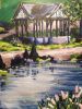 Commissioned Landscape painting 'Lockdown Adventures' | Oil And Acrylic Painting in Paintings by Judy Century Art. Item composed of synthetic