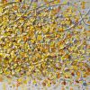 Yellow Bloom | Oil And Acrylic Painting in Paintings by DaggArt. Item made of canvas with synthetic