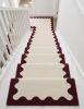 Handwoven Woolen Runner Rug | Rugs by Evergreen Carpets. Item composed of wool compatible with boho and minimalism style