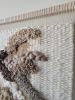 Earth Tone Woven Wall Tapestry | Wall Hangings by MossHound Designs. Item in boho or country & farmhouse style