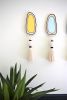 Ovalos Pastel Color (Set of 3) | Macrame Wall Hanging in Wall Hangings by HILO Fiber Art. Item composed of cotton and fiber in boho style