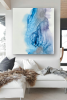 'Serenity' | Paintings by Christina Twomey Art + Design. Item made of birch wood works with minimalism & contemporary style