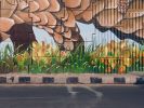 The pangolin | Street Murals by Anat Ronen