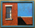 Late Afternoon, Uptown | Oil And Acrylic Painting in Paintings by Rich Godfrey. Item composed of canvas in mid century modern or contemporary style